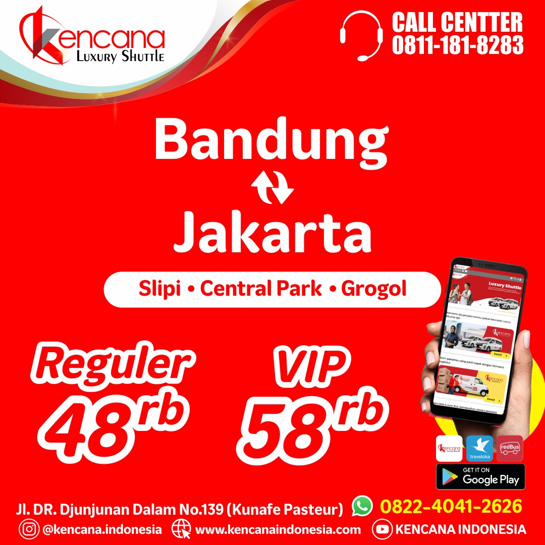 Promo Kencana Luxury Shuttle Bandung Jakarta mulai Rp25 ribu